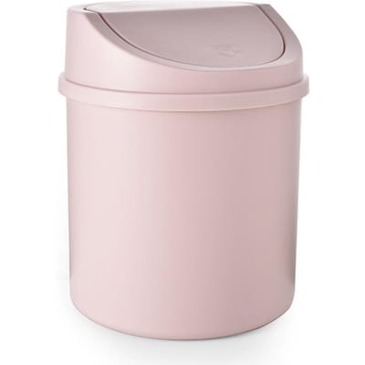 Mini Desktop Bin Kleine Prullenbak Buis met Deksel Slaapkamer Keuken Prullenbak Vuilnisbak Schone Werkplek Opbergdoos Thuis Bureau