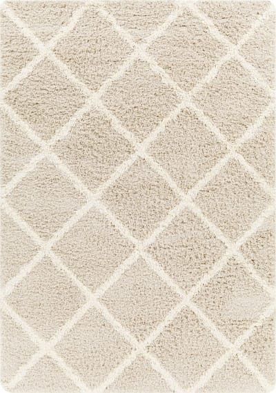 SURYA - JANE Cottage Beige Zacht Hoogpolig Shaggy Tapijt