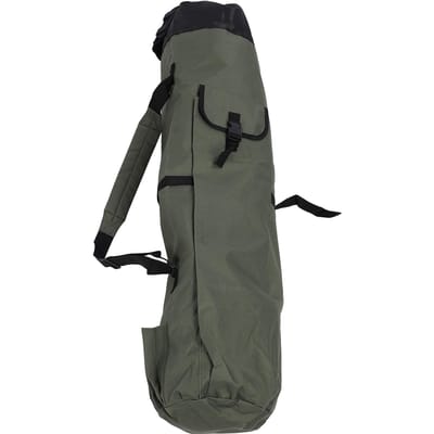 Vishengel Tas Cilindervorm 600D Oxford Stof Waterbestendig Schokbestendig Draagbaar Vishengel groen