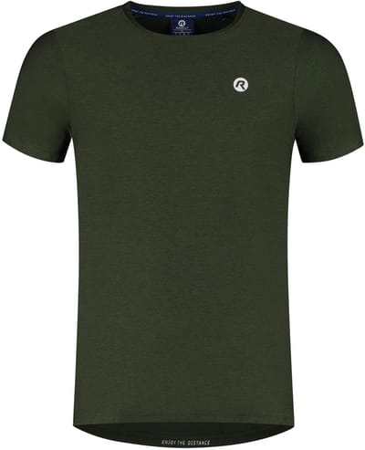 Rogelli Essential Heren Hardloopshirt - Korte Mouw - Groen