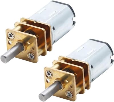 Snelheidsreductiemotor - Mini Motor - Hobbyprojecten Bouwen - Volledig Metalen Tandwielkast - 6V 500 RPM - Metaal