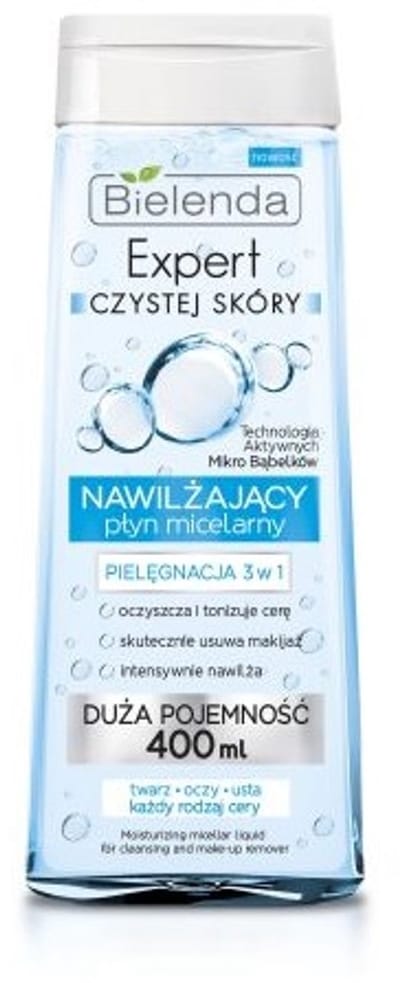 Bielenda - Clean Skin Expert Moisturizing Micellar Fluid 400Ml