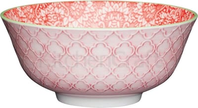 Kitchencraft Kom 15.5 X 7.5 Cm Keramiek Rood/roze