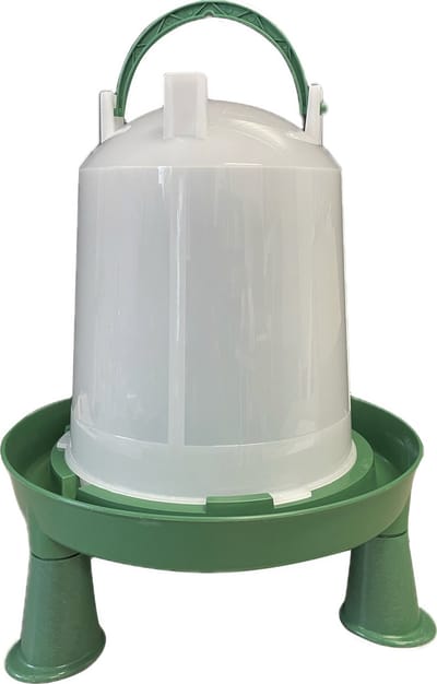 Drinksilo ECO voor pluimvee 3 liter op pootjes - watersilo 3 liter - kippen drinkklok
