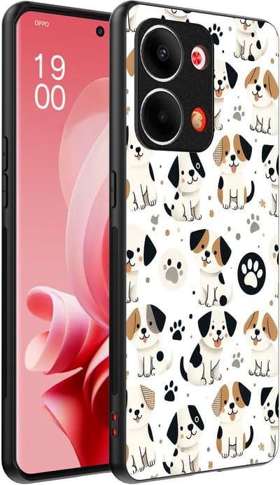 Smartphonica Telefoonhoesje Geschikt voor Oppo Reno 9 / 9 Pro met honden opdruk - TPU backcover case dog design geschikt voor Oppo Reno 9;Oppo Reno 9 Pro