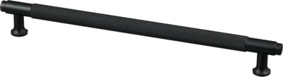 Handgreep Zwart - diamond cut - 224mm/256mm