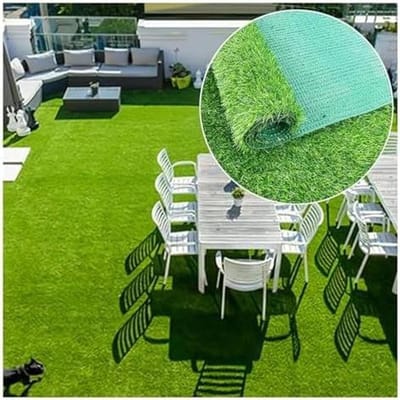 Kunstgras Mat - Nepgras Tapijt - Balkon Decoratie - Met Drainagegaten - 50 x 120 cm - Groen