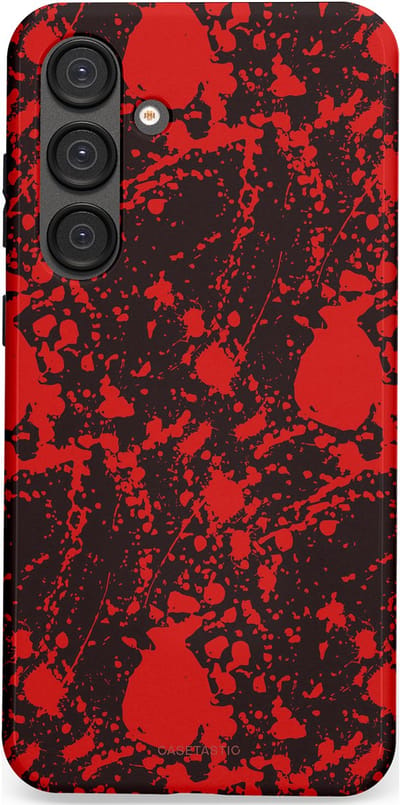 Casetastic Hoesje Geschikt voor Samsung S25 Plus - Stijlvolle Beschermende Duo-layer Case - In de schaduw van bloed