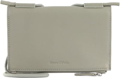 Marc O'Polo Leren Portemonnee Fiona Cellphone Bag Herbal Steam Kaki