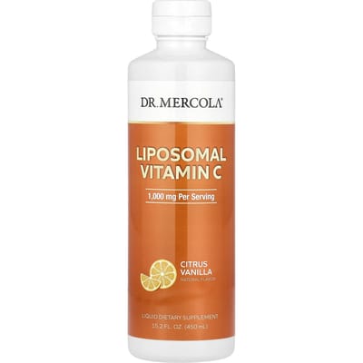 Dr. Mercola, Vitamine C liposomale, Agrumes Vanille, 15,2 fl oz (450ml)