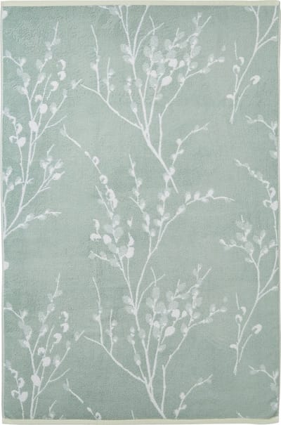 Laura Ashley Pussy Willow Badlaken - Planten - 100x150cm - Groen