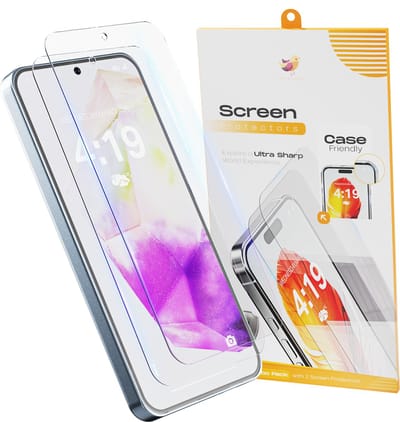 Solutionss4 Screenprotector geschikt voor Samsung Galaxy A35 – Case Vriendelijk