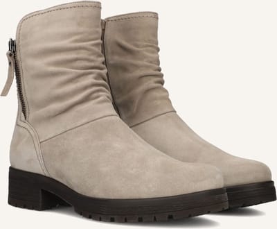 Gabor 092 Enkellaarsjes - Enkelboots met rits - Dames - Beige - Maat 37