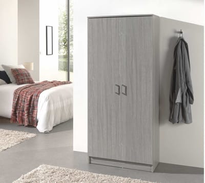 Belfurn - Linnenkast 2 deuren 80cm EDEN new grey oak