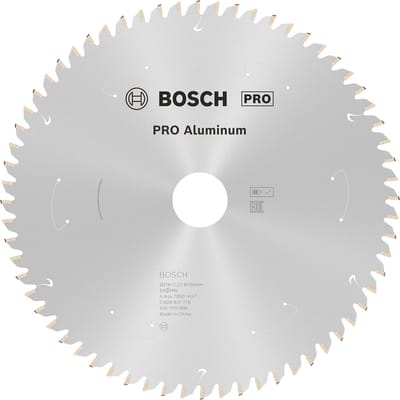 BOSCH PROFESSIONAL Carbide cirkelzaagblad 216 x 30 x 2,2 mm (64 tanden) - Aluminium