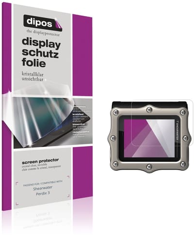 dipos – 6x Beschermfolie geschikt voor Shearwater Perdix 3 | Krasbestendige & heldere Screenprotector Ultra-Thin