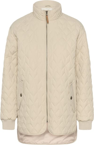 Kaffe KAleila Quilt Jacket Dames Jas - Feather Gray