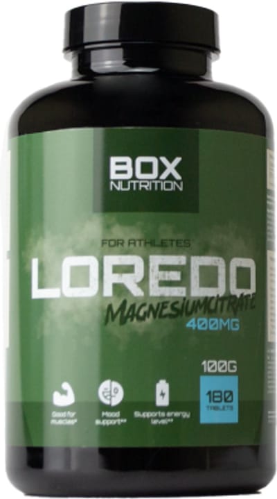 Box Nutrition Loredo - Magnesiumcitraat 400mg (180 tabletten)