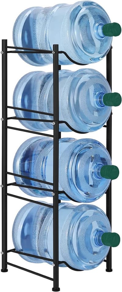 Waterfleshouder 4-laags voor 5 Gallon Kruiken - Ruimtebesparende Opslag
