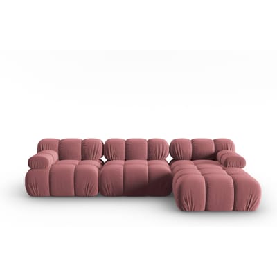Modulaire-4-zitshoekbank Tropea rechts velvet | Milo Casa