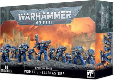 Set van 10 figuren, 150 stuks elk Games Workshop Warhammer 40k - Space Marine Primaris Hellblasters