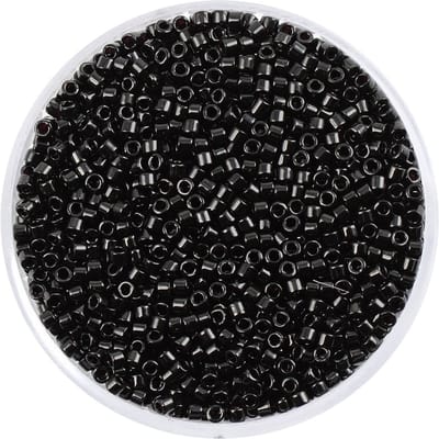 Delica Rocailles, Ø 2 mm - Zwart