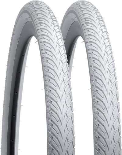 Racefietsbanden Set - 700C Wielen - Weggebruik - Brede Compatibiliteit - 700x38C - Wit