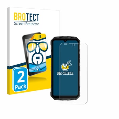 BROTECT - Screenprotector voor Doogee V30 - Folie Beschermfolie transparant 2 Stuks