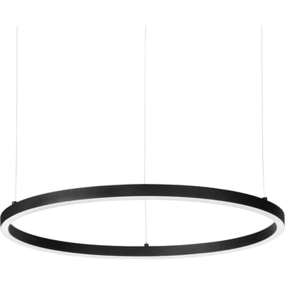 Ideal Lux LED hanglamp Oracle Slim Ø 70 cm zwart 3.000 K