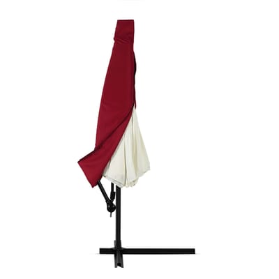 Deuba Parasolhoes Zweefparasol - 180x45cm Rist Trekkoord - Rood