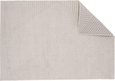 Aron vloerkleed 160x230 cm wit.