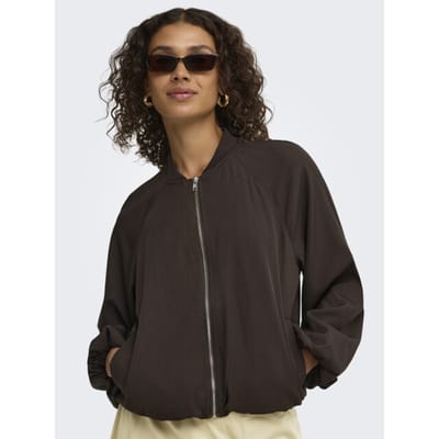Jacqueline de Yong Jas Jdyjerome L/s Balloon Bomber Wvn 15380639 Coffee Bean Dames Maat - M