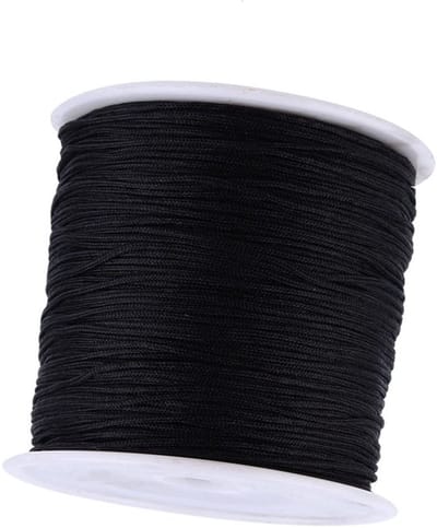 Dailygoods- Nylon Touw 100 m - Chinese Knoop - Shamballa Koord - Macramé - Nylon Draad 0,8 mm - Duurzaam Gebruik - Knoopdraad