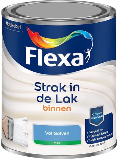 Flexa - Strak In De Lak Binnenlak Mat - Vol Golven - Mengverf - 750 Ml