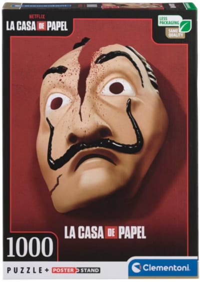 Clementoni La Casa de Papel Dali V2 Puzzel, Puzzel, Casa de Papel puzzel
