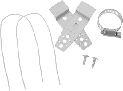 Vaatwasser Bevestiging - Montage Kit - Stille Keuken - Universeel Verstelbaar - 8.3 cm - Zilver