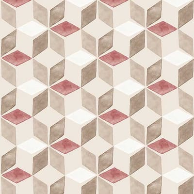 Flügger Fiona Vliesbehang 570105 - Six Senses - Illusion - Rood - 53cm x 10.05m