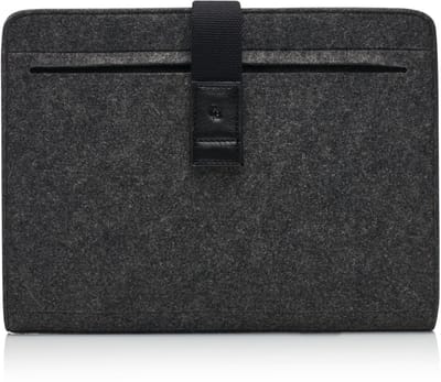 Castelijn en Beerens - Vilten Laptophoes 13 inch | Zwart