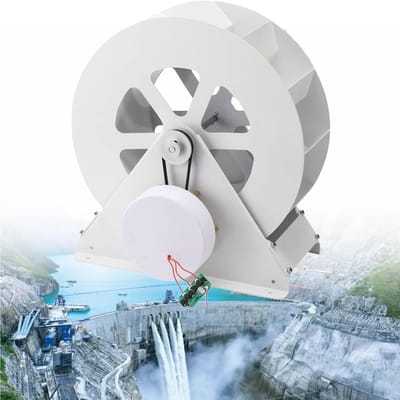 Waterkracht Generator - Waterrad Stroom - Buiten Energie - Lage Snelheid Turbine - 50 Watt