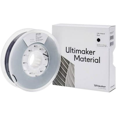 UltiMaker 1644 Filament CPE+ Chemisch bestendig 2.85 mm 700 g Zwart 1 stuk(s)