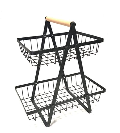 fruitschaal fruitmand Fruit Etagere 2 Lagen Fruitschalen
