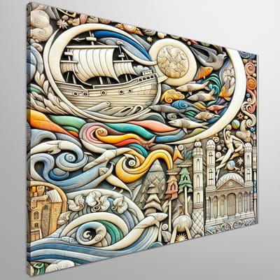 Kunstprint | Wanddecoratie | Canvas | 20 × 20 cm