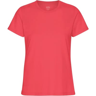 Dames-T-shirt Colorful Standard Light Organic Red Tangerine