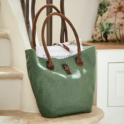 LOBERON Tas Ambre groen/bruin