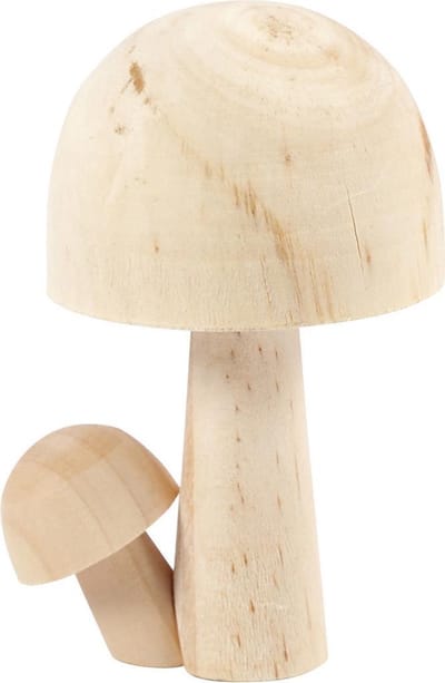 Paddestoel , H: 8,5 cm, B: 5,5 cm, 1 stuk