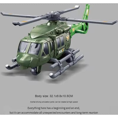 Style militaire Haute Qualité Enfants Haute Qualité Hélicoptère Haute Qualité Jouet Haute Qualité Alliage Haute Qualité Avion Haute Qualité Simulation vert
