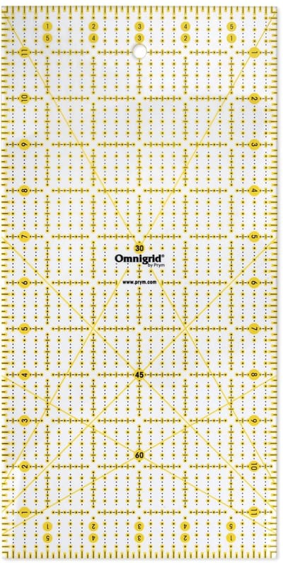 PRYM Universele liniaal 6 x 12 inch Omnigrid 611643 - Prym