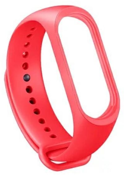 Beline Mi Band 3 Serie - Rode Siliconestrap - Aanpasbare Sluiting - Anti-allergisch
