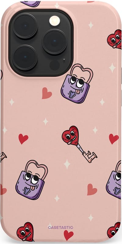 Casetastic Hoesje Geschikt voor Apple iPhone 14 Pro Magsafe - Stijlvolle Beschermende Duo-layer Case - Jij bent mijn match