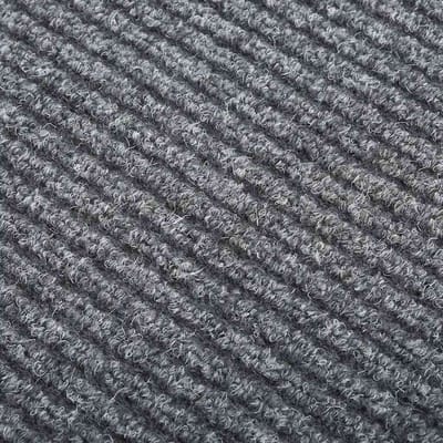 vidaXL - Droogloopmat - 100x250 - cm - grijs